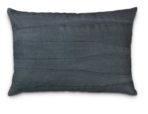 Cushion - Fish leather - Artic grey