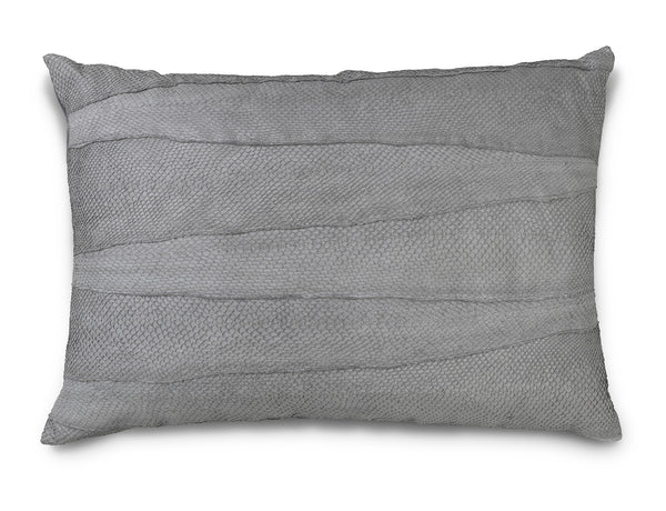 Cushion - Fish leather - Grey