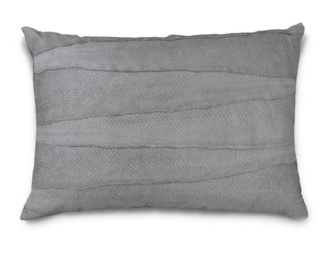 Cushion - Fish leather - Grey