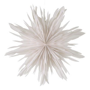Paper star Reykjavik 60 white - incl. light bulb and cabel